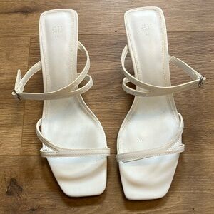 H&M Women's White Strappy Sandals